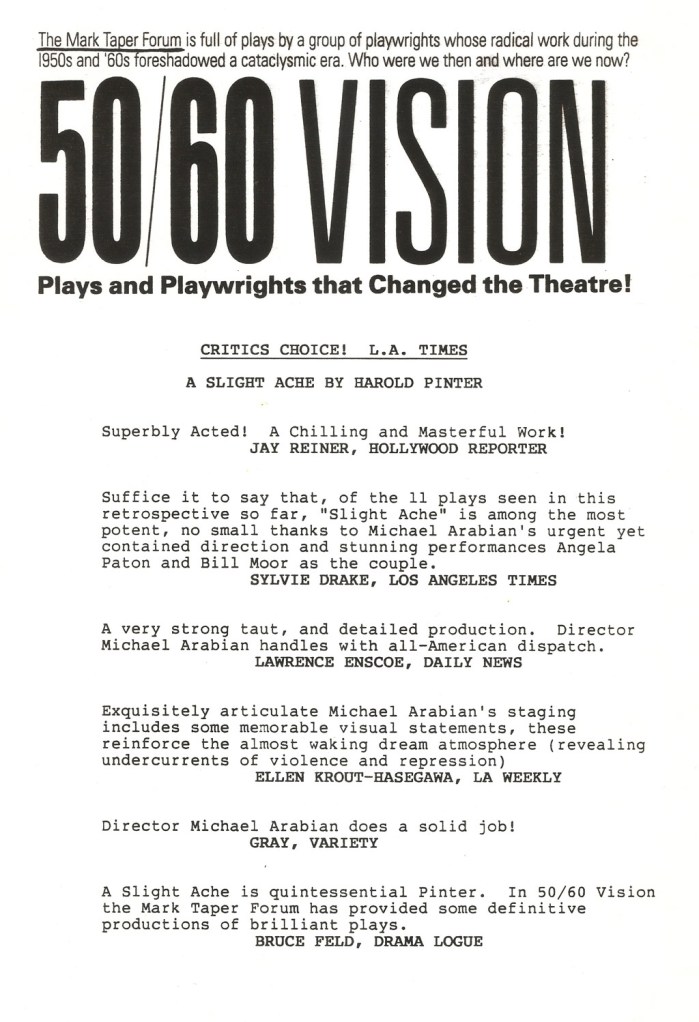50/60 Vision @ Mark Taper